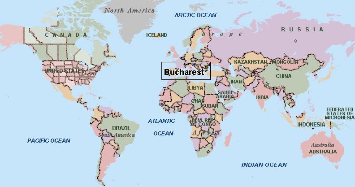 지도의 세계 부쿠레슈티 