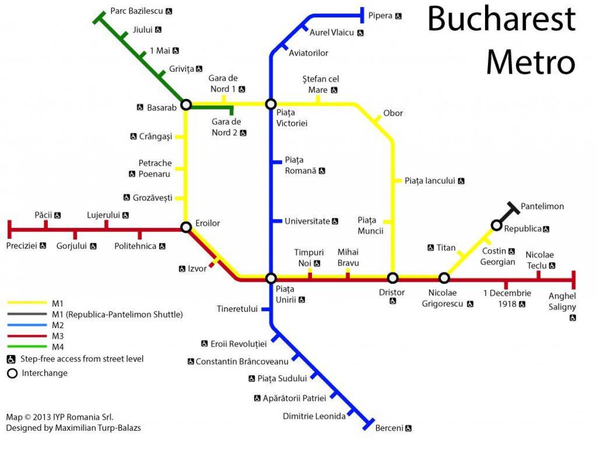 지도 부쿠레슈티의 대중 교통 