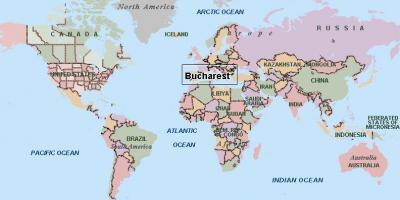 지도의 세계 부쿠레슈티 